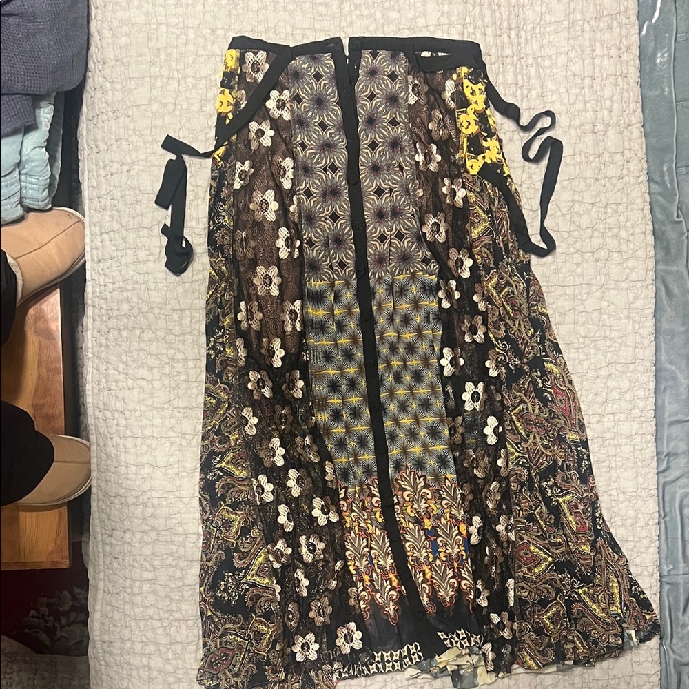 Anthropologie Multicolor full Gypsy Skirt